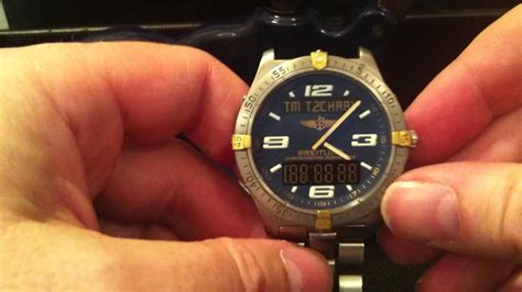 breitling batterij vervangen|Breitling battery replacement.